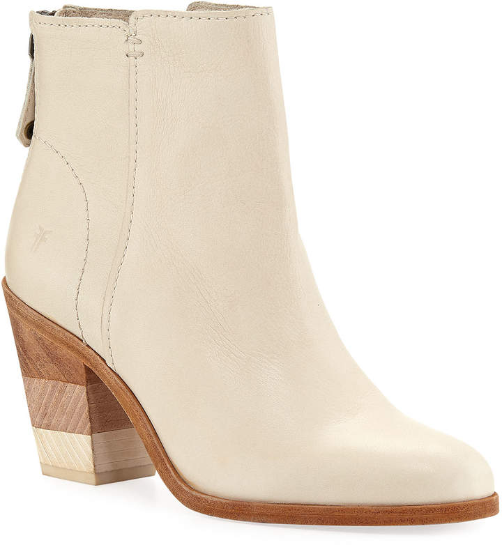 frye leather ankle boots