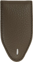 Thumbnail for your product : Maison Margiela Taupe Leather Money Clip