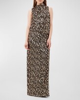 Thumbnail for your product : Trina Turk Lenaya 2 Sleeveless Sequin Column Gown