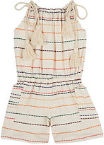 Thumbnail for your product : Anthem of the Ants COTTON-BLEND STRIPE INTARSIA-KNIT ROMPER