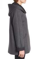 Thumbnail for your product : Gallery Hooded Double Face Knit Coat