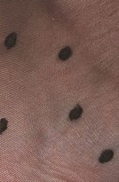 Thumbnail for your product : Nordstrom Sheer Pin Dot Anklet Socks