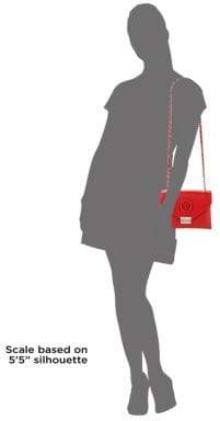 Mario Valentino Isabelle Leather Shoulder Bag