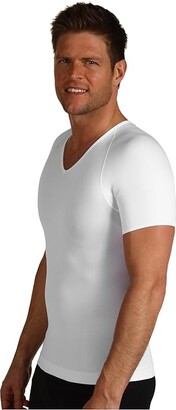 Spanx for Men Zoned Performance Compression V-Neck (White) Men's Underwear  - ShopStyle Activewear Shirts