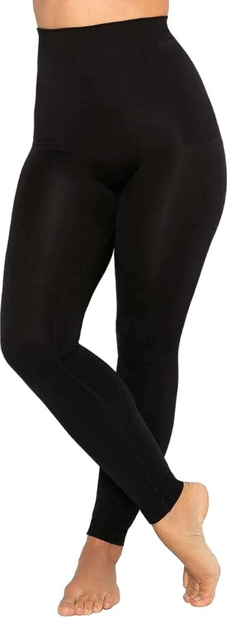 Conturve High Waisted Medium Compression Leggings - Shapewear for Women  (3XL - ShopStyle Plus Size Trousers
