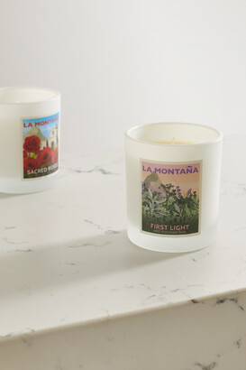 LA MONTAÑA First Light Candle, 220g - White - One size
