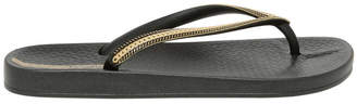 Ipanema Metallic Black Sandal