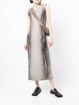 Thumbnail for your product : Sulvam Sleeveless Faded-Trim Shift Dress