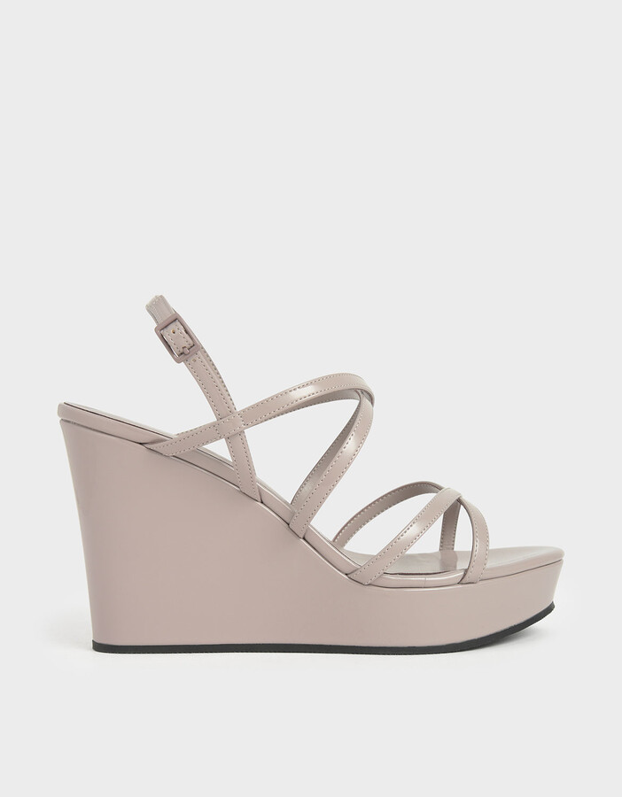 nude wedge shoes