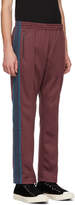 Thumbnail for your product : Needles Burgundy Narrow Track Pants