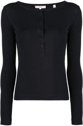 Vince buttoned front top