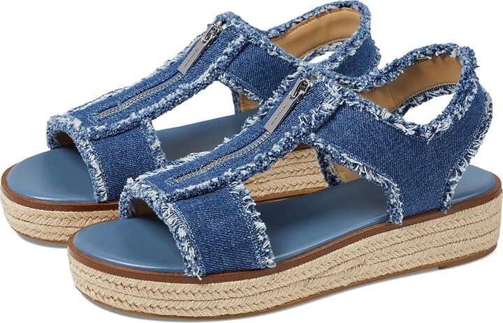 Denim Wedge Michael Kors Dana Wedge Sandal Michael Kors Women's