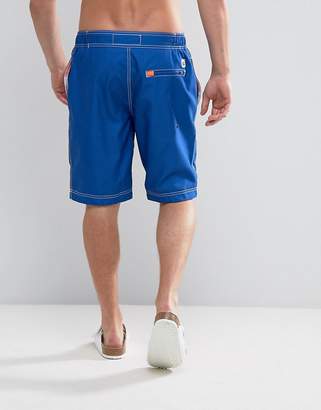 Superdry Cali Surf Board Shorts With Logo In Blue
