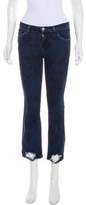 Thumbnail for your product : J Brand Patterned Mid-Rise Jeans blue Patterned Mid-Rise Jeans