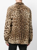 Thumbnail for your product : Dolce & Gabbana leopard print pyjama shirt