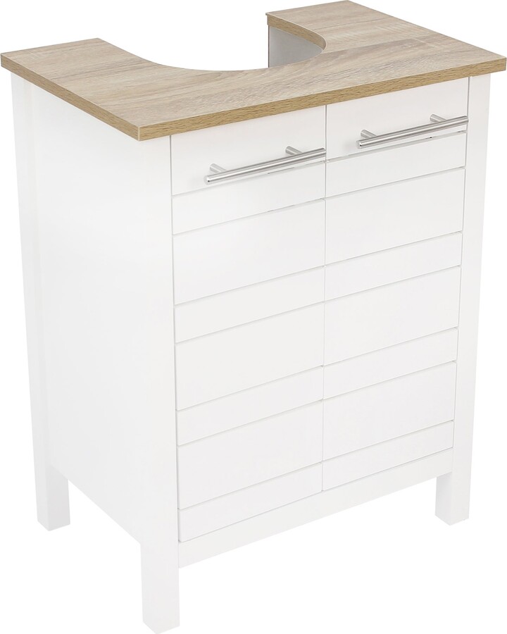 Dunelm Amalfi Under Sink Unit White ShopStyle Bath Accessories