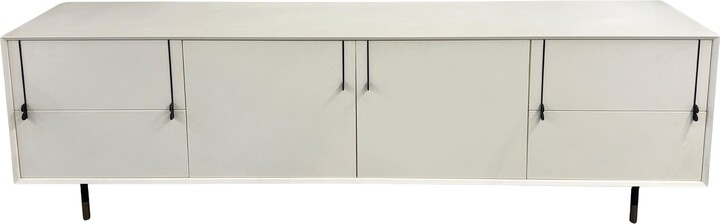 Tyler Hays Bddw Lake Credenza White Lacquer Ebonized Hardware Walnut Interiors