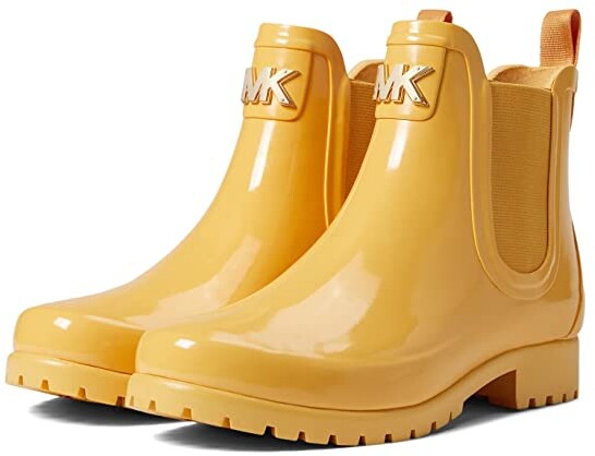 yellow mk shoes