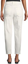 Thumbnail for your product : Eileen Fisher Plus Size Mid-Rise Tapered-Leg Slim Ankle Jeans