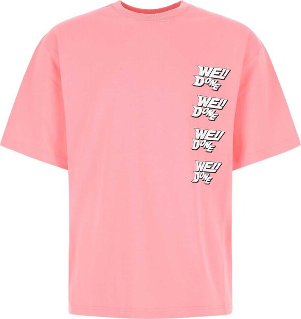 we11done Logo Printed Oversized T-Shirt