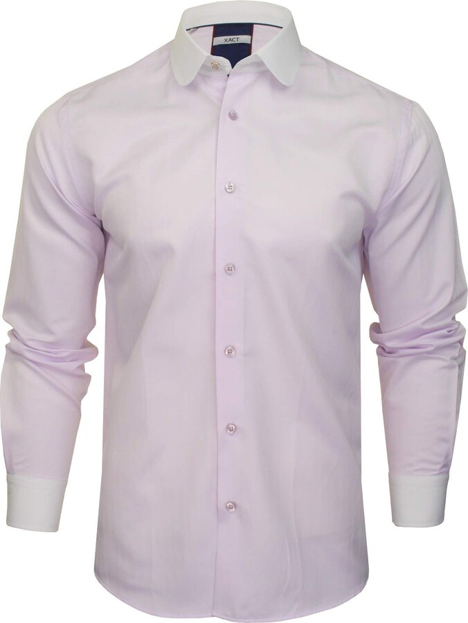 CAMICIA "EVOLUTION FIT" IN TWILL XACUS Uomo Rizzi Asola Mantova - Foto 4