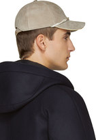 Thumbnail for your product : Marc Jacobs Taupe Nubuck Leather Gold-Trimmed Cap