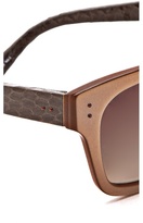 Thumbnail for your product : Linda Farrow Luxe Snakeskin Sunglasses