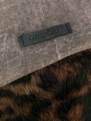 Cutuli Cult leopard print fur scarf