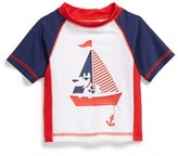 Thumbnail for your product : Little Me 'Sailboat' Rashguard Top (Baby Boys)