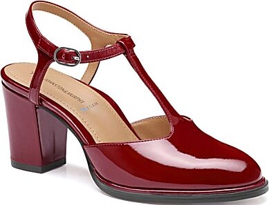 Johnston & Murphy Johnston Murphy Women's Amy Patent Leather T-Strap Mary Jane Pumps