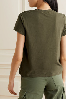 James Perse Vintage Boy Cotton-jersey T-shirt - Army green