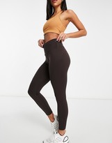 Thumbnail for your product : Lorna Jane Evie ankle biter leggings in brown