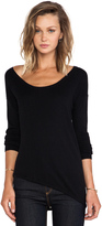 Thumbnail for your product : Central Park West Syracuse Asymmetric Hem Sweater