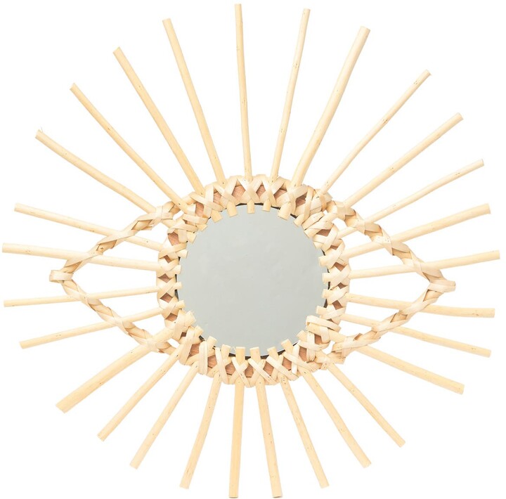 Nobia Rattan Eye Mirror ShopStyle