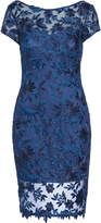Thumbnail for your product : La Femme Illusion Detail Lace Sheath Dress