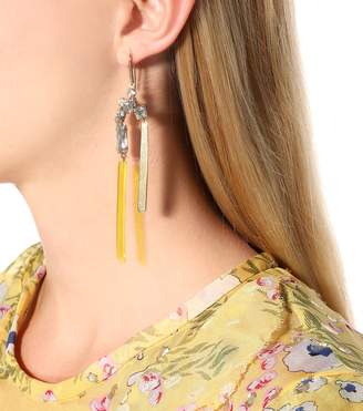 Isabel Marant Glass and resin earrings