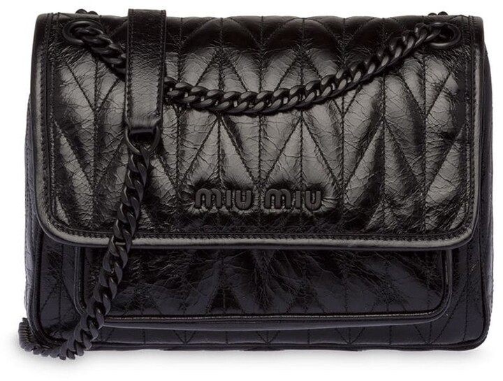 miu miu quilted shoulder bag