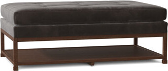 Fairfield Chair Libby Langdon 52.5" Wide Tufted Rectangle Cocktail Ottoman with Storage