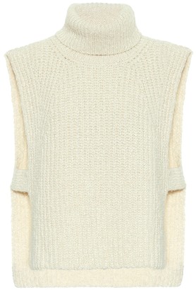 Etoile Isabel Tabard cotton-blend vest - ShopStyle Sweaters