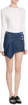 Thumbnail for your product : Anthony Vaccarello Denim Mini-Skirt