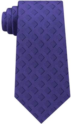 Michael Kors Men's Unsolid Solid Foreshadow Square Silk Tie