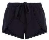 Thumbnail for your product : New Look Black Pom Pom Beach Shorts
