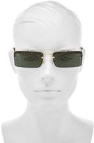 Thumbnail for your product : Miu Miu Women's Glitter Brow Bar Square Sunglasses, 58mm