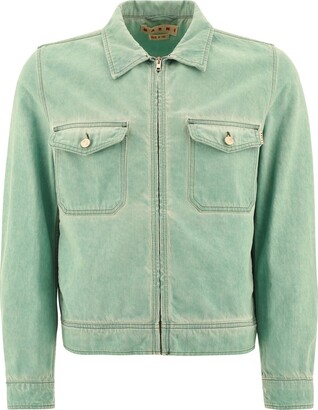 Green Denim Coats, Jackets & Vests for Men for Sale