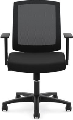 HON Basyx VL511 Mesh Mid-Back Task Chair with Arms Black VL511LH10