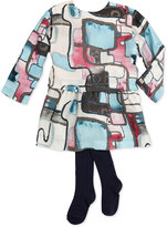 Thumbnail for your product : Lili Gaufrette Laquarelle Geo-Print Dress, Sizes 2-6