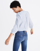 Thumbnail for your product : Madewell Wrap Top in Indigo Stripe