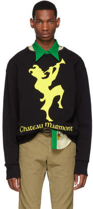 Gucci Black and Yellow Chateau Marmont Sweatshirt