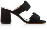 Thumbnail for your product : Tabitha Simmons Women's Barbi Suede Block Heel Slide Sandals