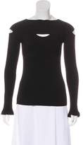 Thumbnail for your product : Cushnie Long-Sleeve Accented Top